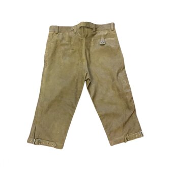 Waidmann Lederhose 3/4 Dreiviertel - B&uuml;ffelleder / Leder Herren