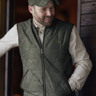 Blaser VINTAGE bodywarmer voor heren Victor in Groen