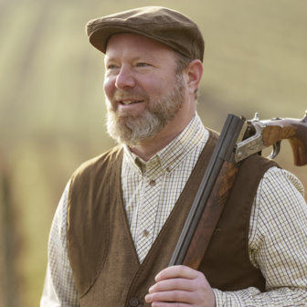 Blaser VINTAGE Flat Cap / Schieberm&uuml;tze Herren in braun