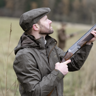 Blaser VINTAGE Flat Cap / Schieberm&uuml;tze Herren in olive