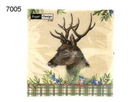 Servetten 20 st. Deer 33x33 cm