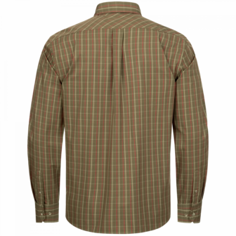 Chemise Blaser Tristan Olive/Carreaux Rouges