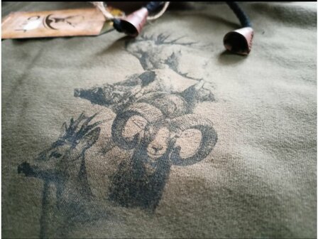 Hoodie Trui met jachtmotief