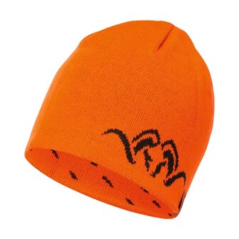 Blaser Beanie Oranje omkeerbaar