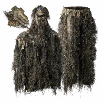 DEERHUNTER Sneaky Ghillie Pull-over Set with gloves