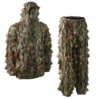 DEERHUNTER Sneaky Ghillie Pull-over/camoflage suit with 3D leaves