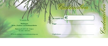 Cadeaubon / Geschenkbon