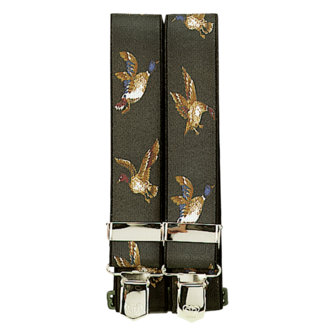 Fritzmann Bretelles 4 Clips de fixation Canard