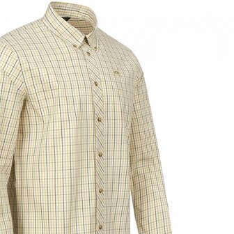 Blaser Shirt Tristan 22 Beige/Yellow Checkered