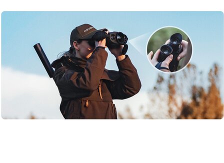 HIKMICRO Binocular RAPTOR RH50LN (IR 940nm) Warmtebeeld & Nachtzicht (2 in 1) 
