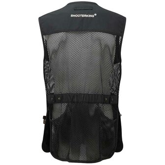 SHOOTERKING clay shooter summer vest Black