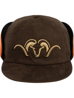 Blaser Suede winter cap Brown