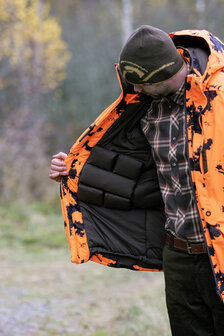 Blaser Daunen WP jacket Janus Camo Orange