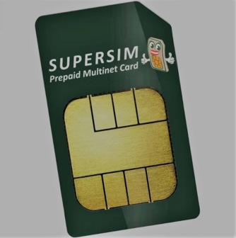 SUPERSIM Prepaid EU Kaart inclusief &euro; 5,- Start bedrag!