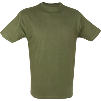 T-Shirt Plain Groen PERCUSSION