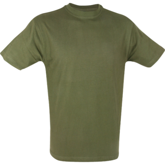 T-Shirt Plain Green PERCUSSION