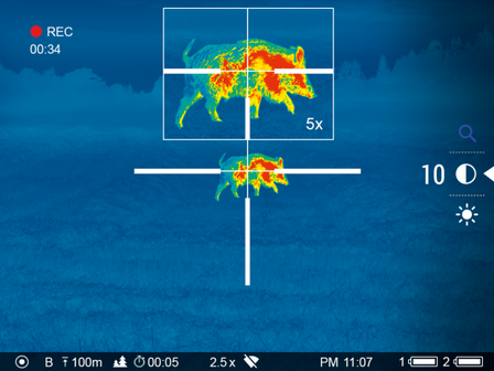 PULSAR THERMION 2 XQ50 Warmtebeeld Richtkijker DEMO