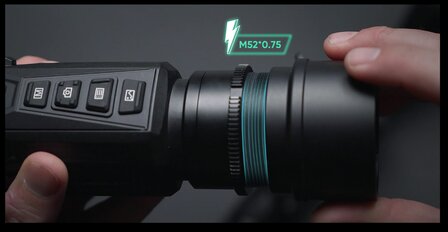 Hikmicro Thunder TQ50C 2.0 Clip-on Warmtebeeld Voorzetkijker
