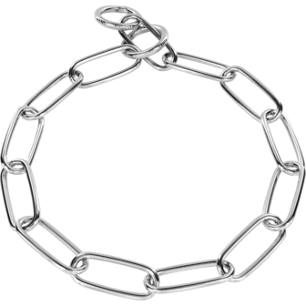 Halsband long links - Steel chrome-plated, 4.0 mm