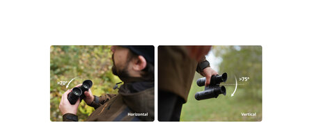 Hikmicro Habrok HQ35LN Warmtebeeld en Dag/Nachtzicht Binocular (940nm)
