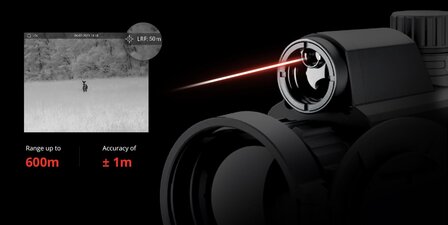 *NEW* Hikmicro Panther PQ50L 2.0  W&auml;rmebild Zielfernrohr (Entfernungsmesser)