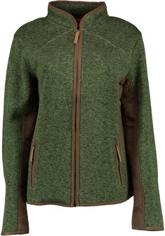 Tom Collins Dames fleece jas groen