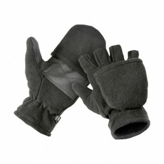 Percussion Fleece Shooters Mitts Black / Green