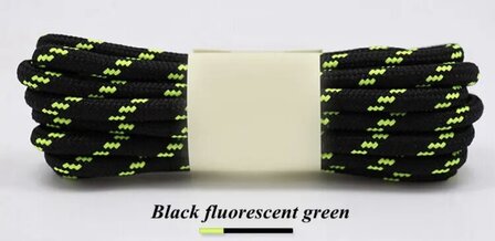 Veters 160 cm - Red Brown Yellow / Black Fluorescent Green / Coffee Yellow