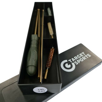 Target Sports Cleaning Kit for Rifles 7,62mm (fits also for .30 and .32) - 3 brushes and 3 rods