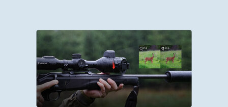 Hikmicro Alpex 4K A50E digital Day/Night Vision rifle scope