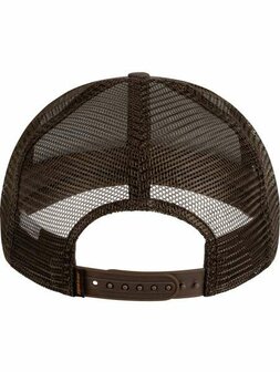 Blaser Leather Badge Casquette brun