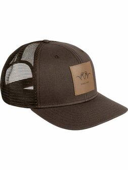 Blaser Leather Badge Casquette Brun fonc&eacute;