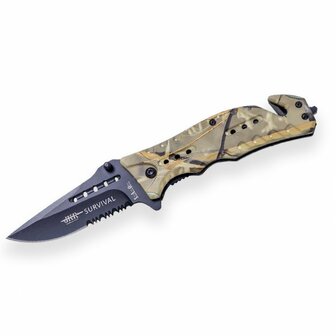 JKR reddingsmes / zakmes Camo 0570