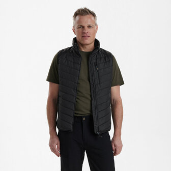 Deerhunter Moorpadded bodywarmer zwart