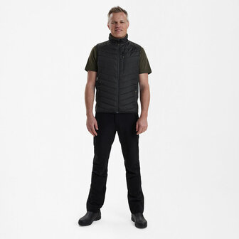 Deerhunter Moorpadded bodywarmer zwart