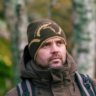 Blaser Pearl Beanie ciemnobrązowy