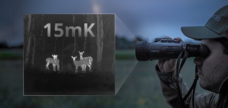 Hikmicro Habrok Pro HQ50LN Warmtebeeld en Dag/Nachtzicht Binocular (940nm)