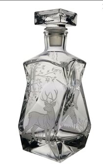 Edwanex Decanter with Motif Jeleń