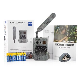Zeiss Secacam 3 Kamera do zdjęć dzikiej przyrody + Power Pack + Obudowa metalowa