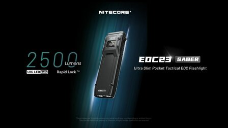 Nitecore EDC23 Rechargeable Flashlight