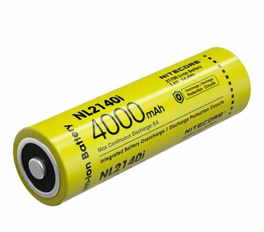 Nitecore NL2140i Rechargeable 21700 Li-Ion battery 4000mAh