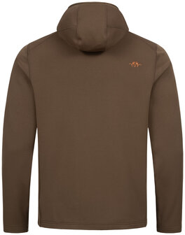 Blaser High-Quality Drain Full-Zip Midlayer Hoody Donkerbruin