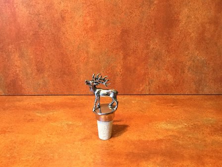 Bottle cork with deer