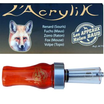Vossen lokfluit muizenbeentje Luxe L´Acrylik Helen Baud