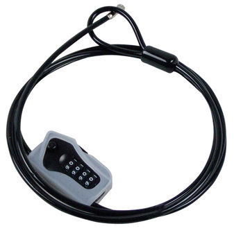 Cable lock for cameras (combination lock)