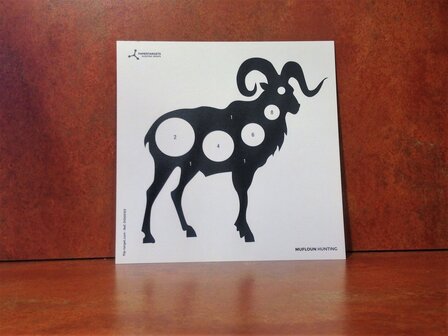 Paper Targets Muflon 14 x 14 cm