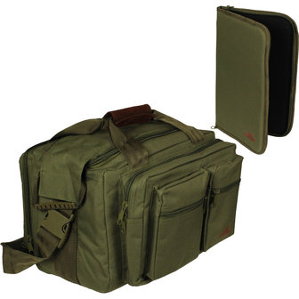 Greenlands luxury Pistol bag with pistol case Green