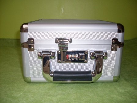 Ammunition case Aluminum Silver