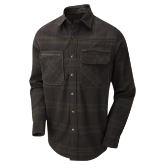 ShooterKing Hunterland flannel shirt dark brown