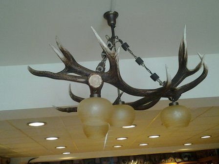 Lampa wisząca Red Deer Triangle 4 lampy